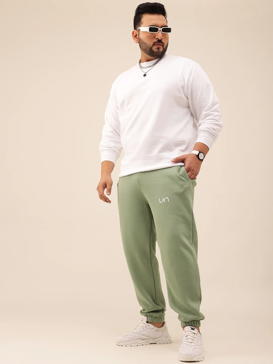 Solid SweatPants Relaxed Fit - Image 4