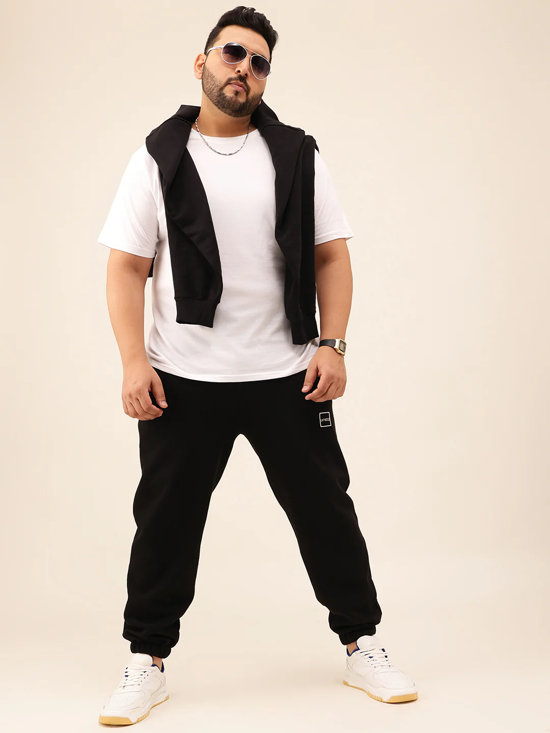 Solid SweatPants Relaxed Fit - Image 8