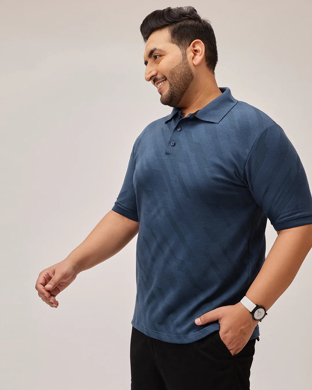 Structure texture plus size polo - Image 11