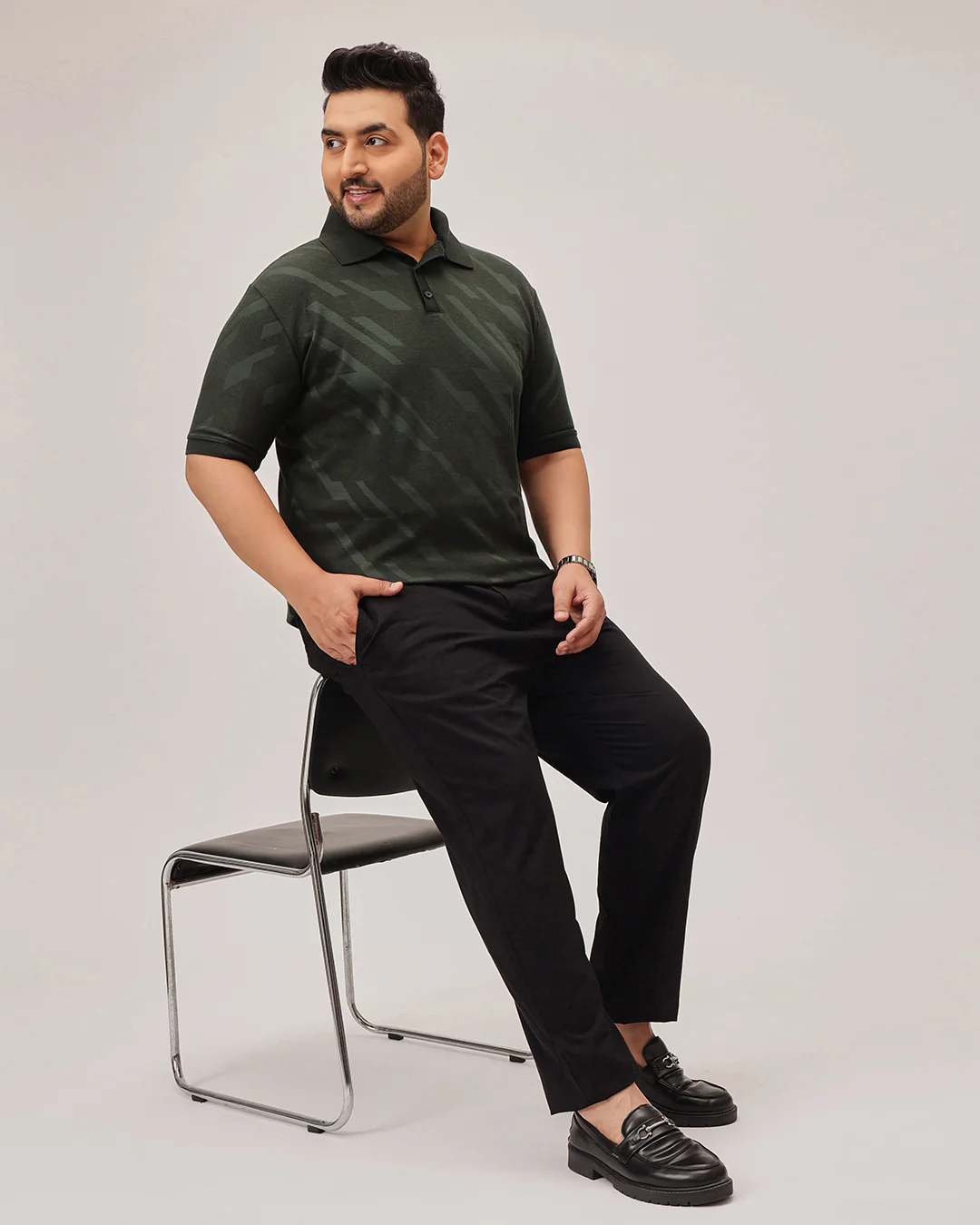 Structure texture plus size polo - Image 4