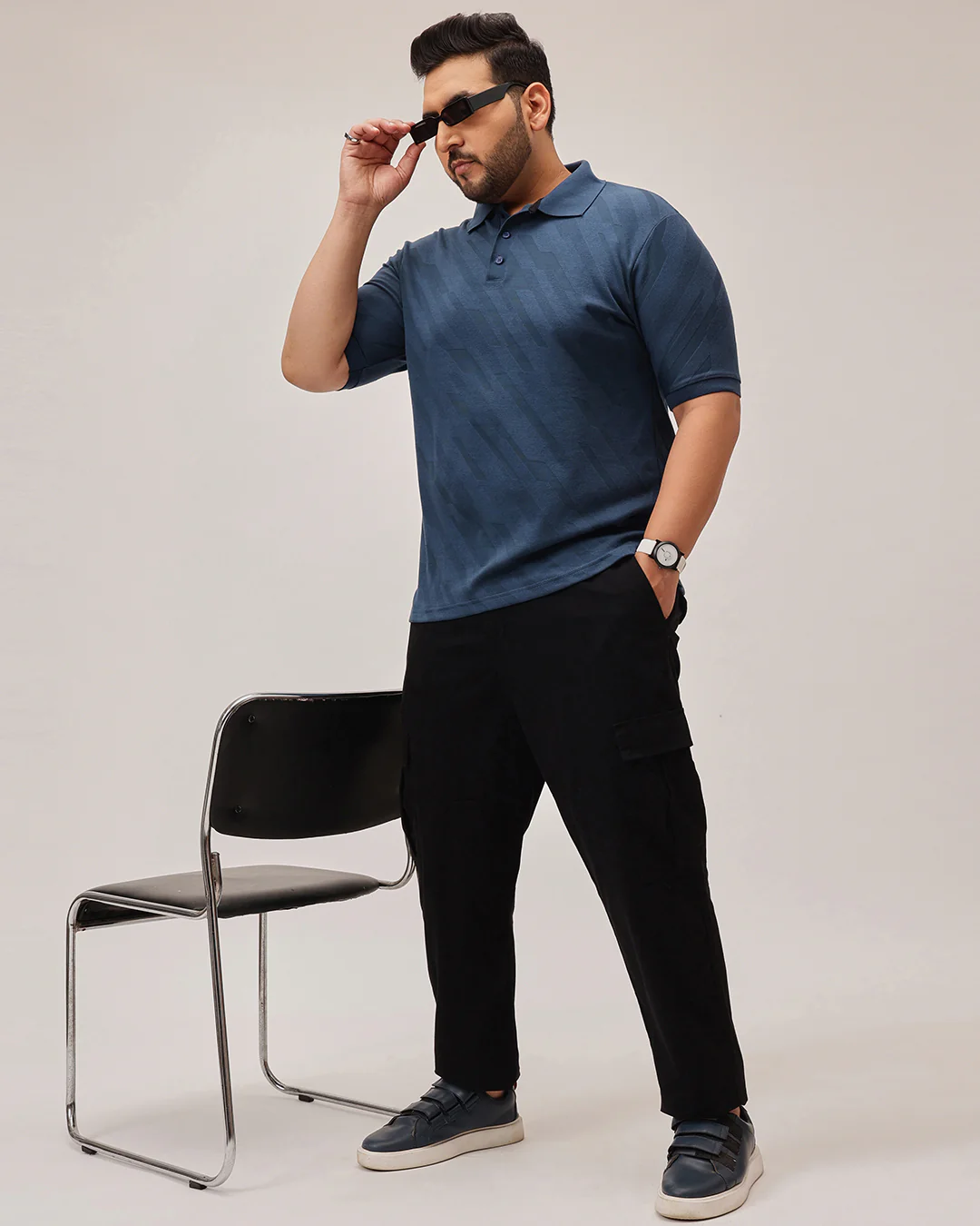 Structure texture plus size polo - Image 7
