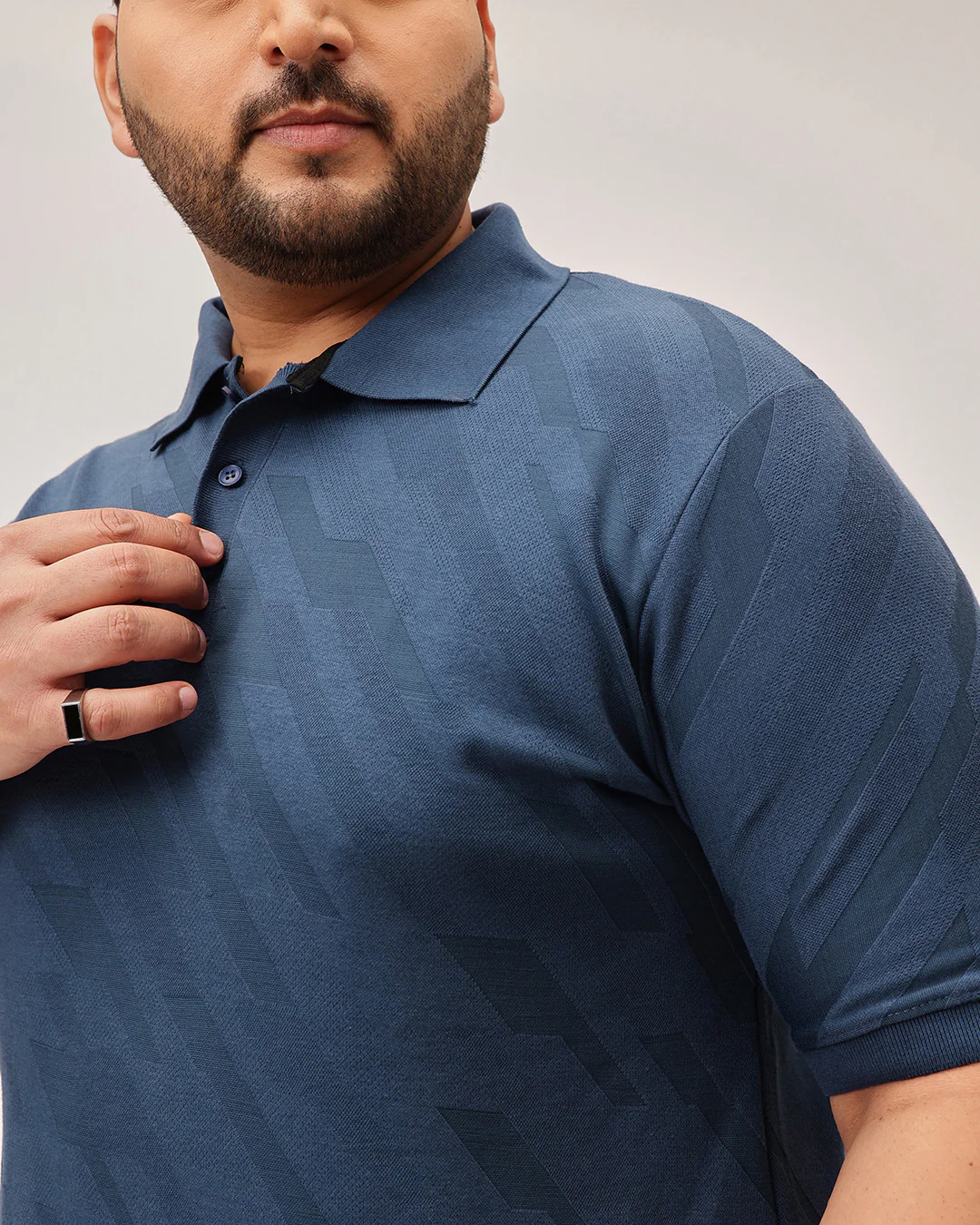 Structure texture plus size polo - Image 8