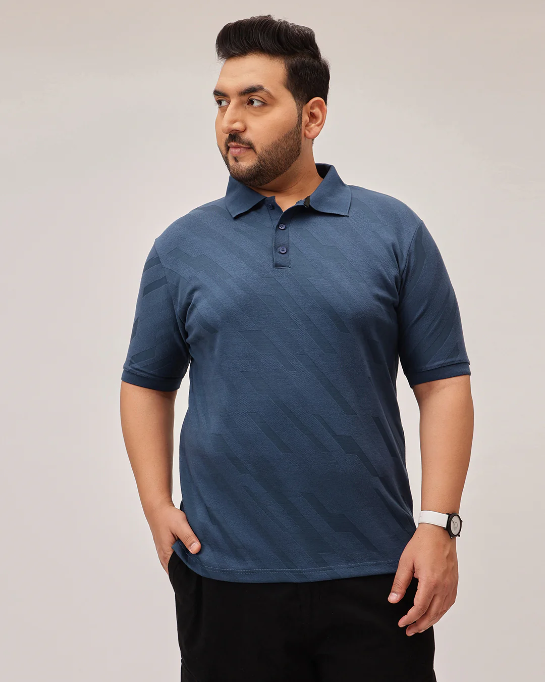Structure texture plus size polo - Image 9
