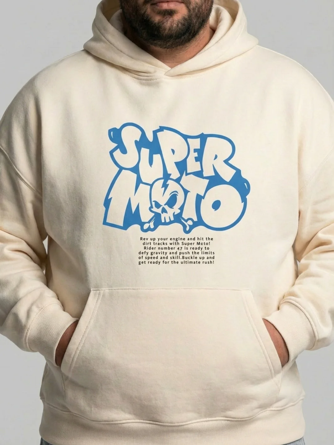 Super Moto Plus Size Hoodie - Image 3