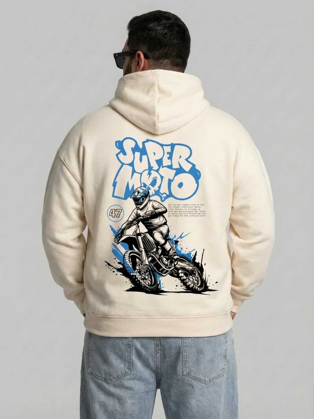 Super Moto Plus Size Hoodie - Image 5