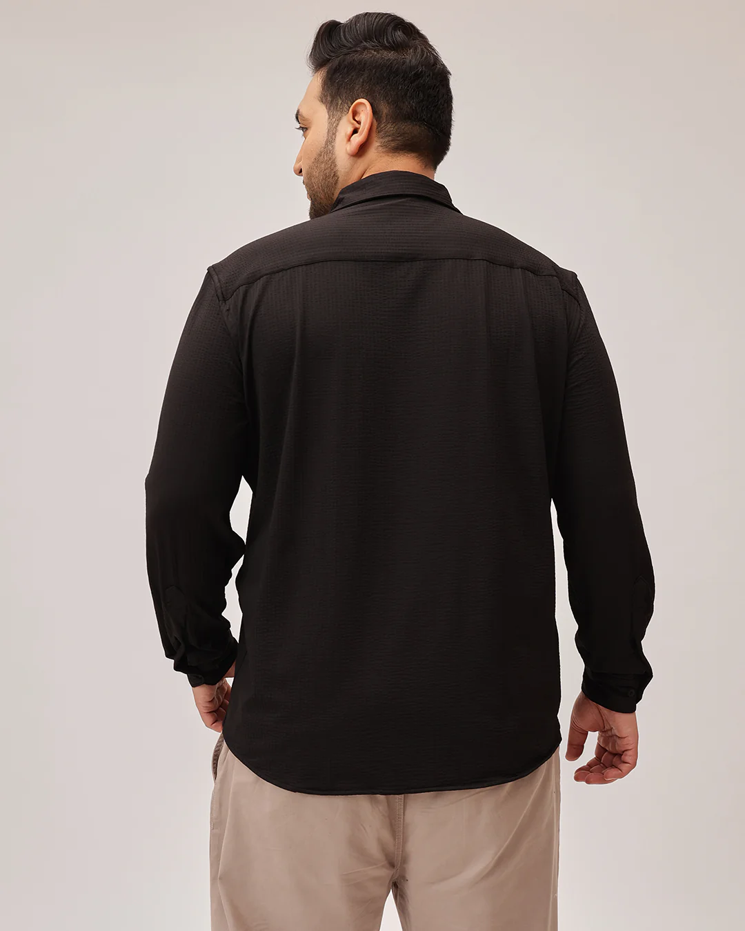 Textured Plus Size Shirt - Image 38