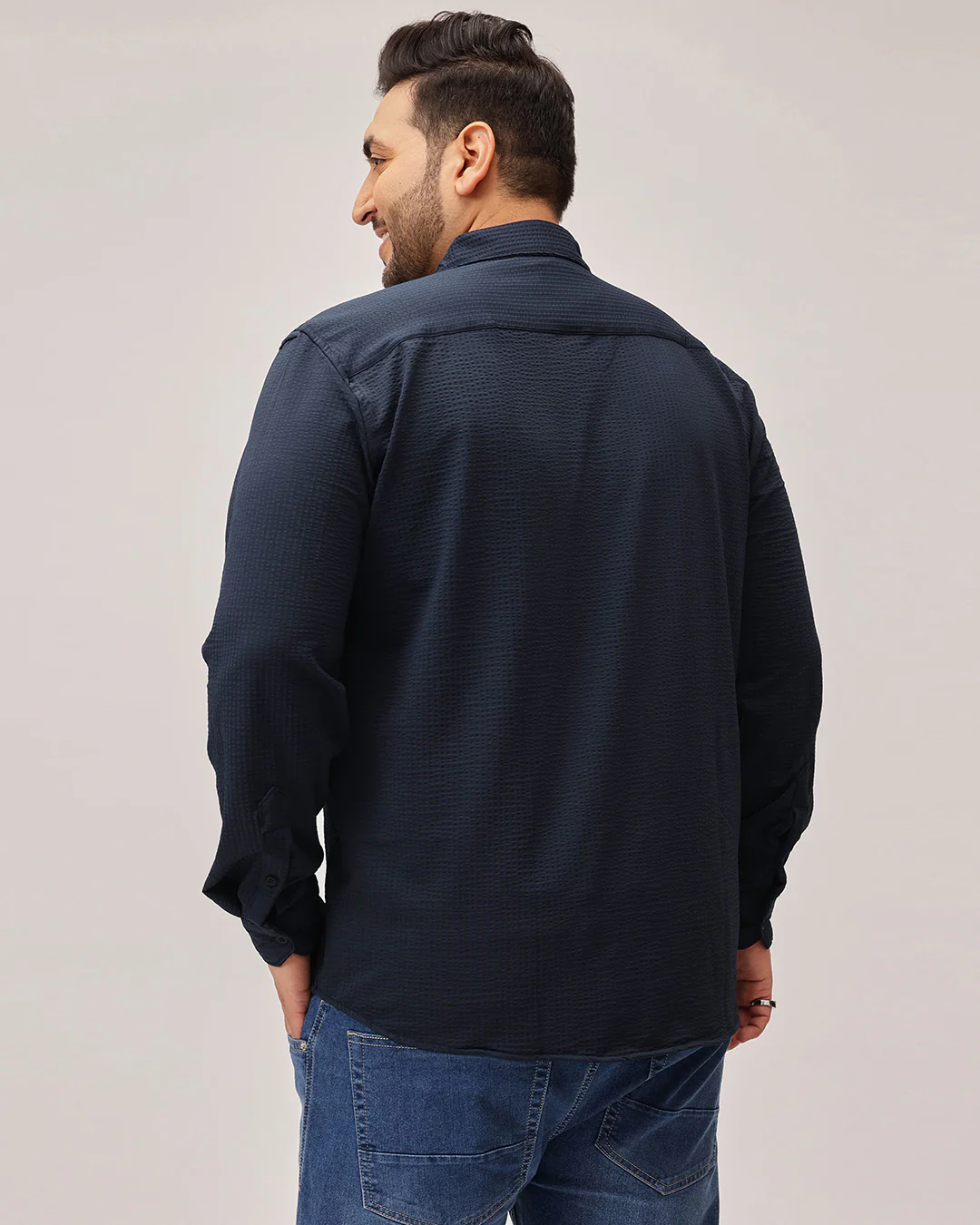 Textured Plus Size Shirt - Image 27