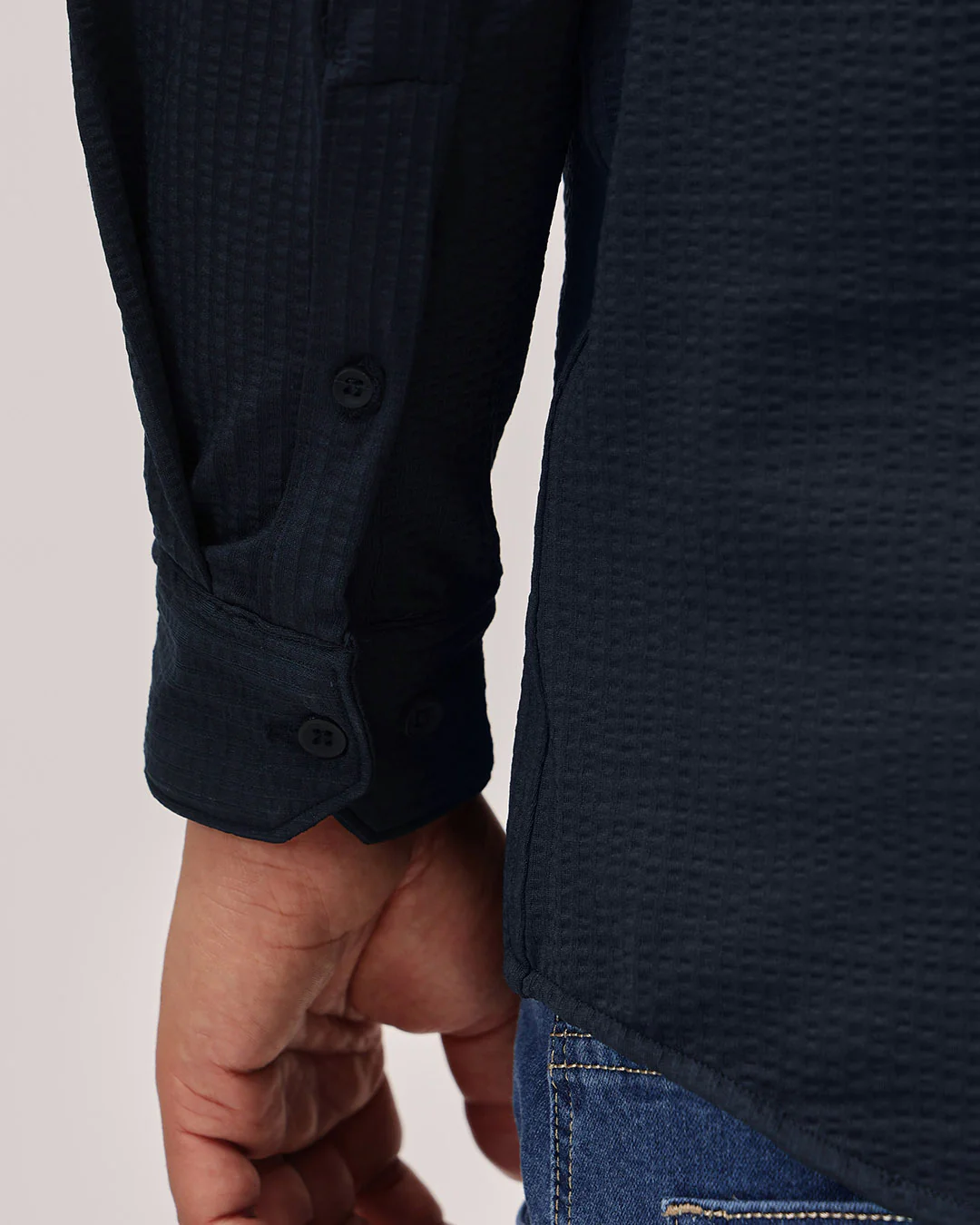 Textured Plus Size Shirt - Image 31
