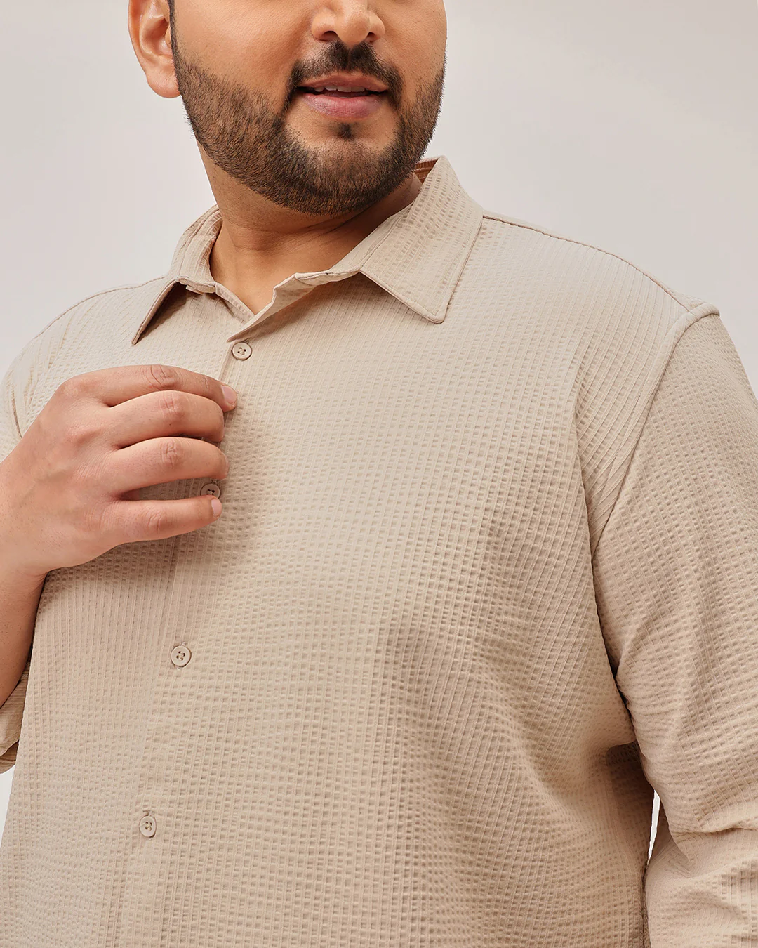 Textured Plus Size Shirt - Image 21