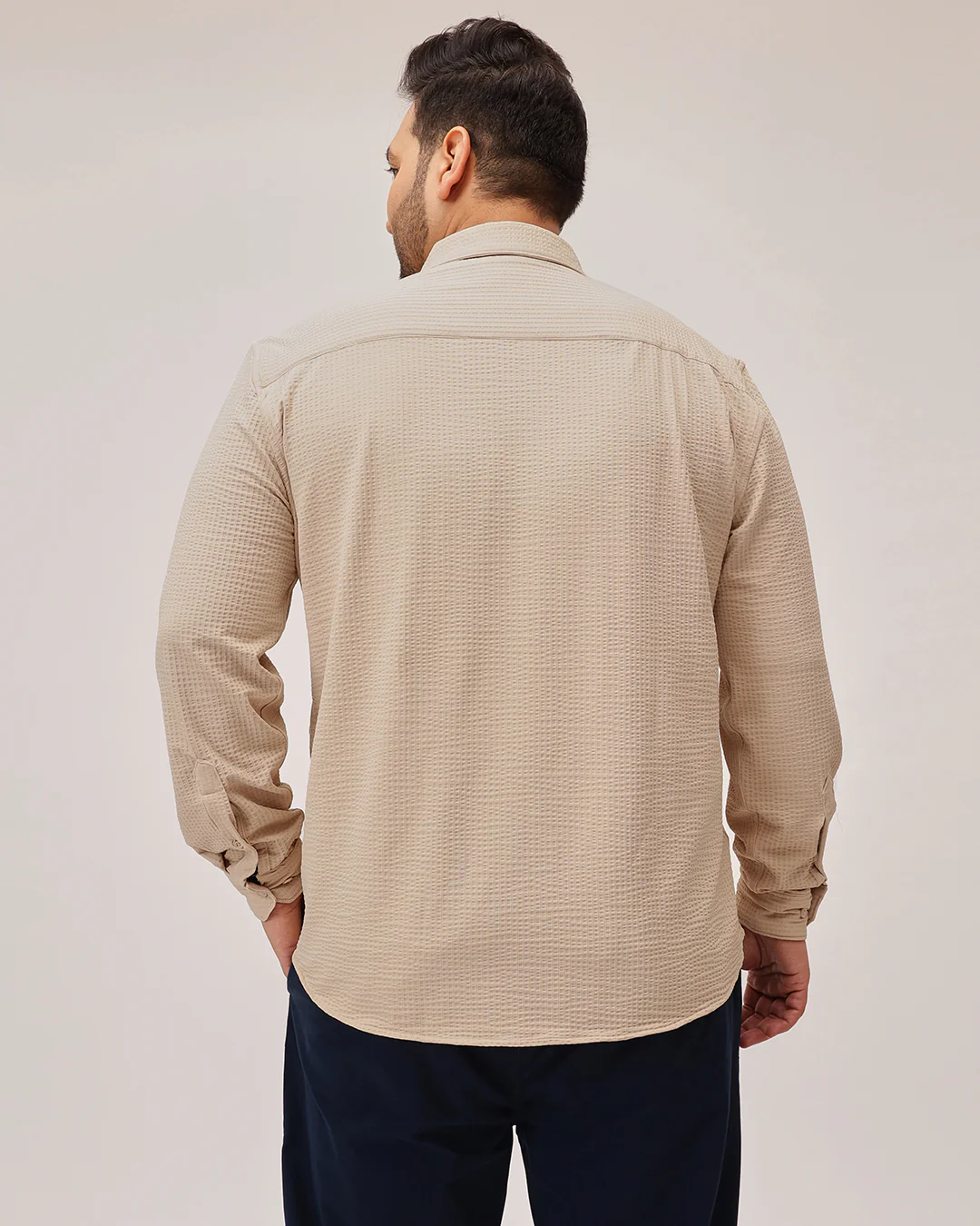 Textured Plus Size Shirt - Image 22