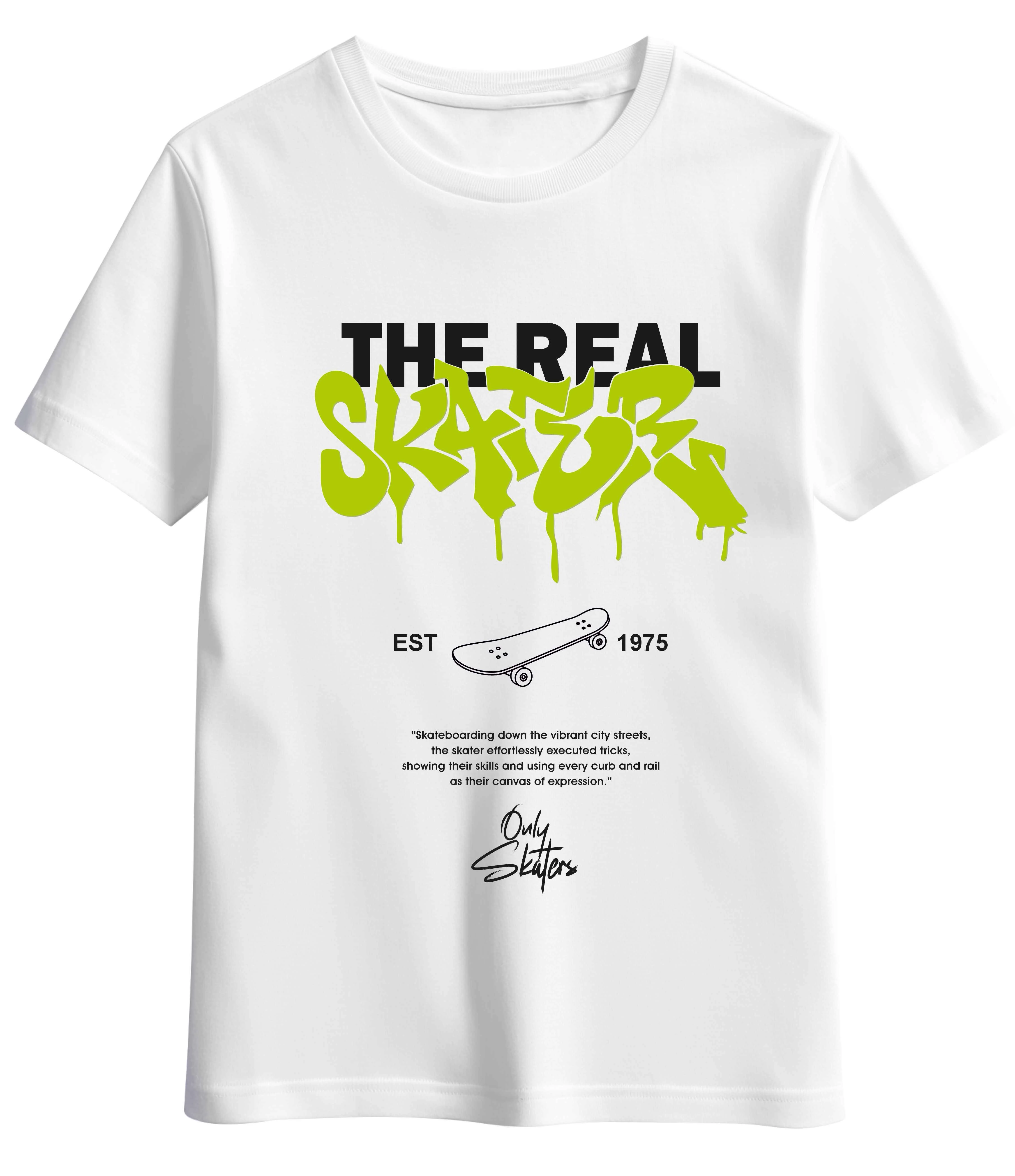 The real skater Plus Size T-Shirt - Image 2