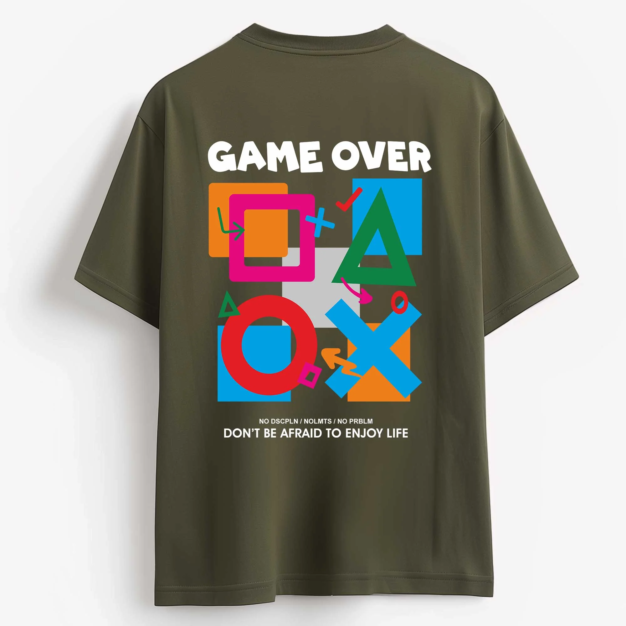 Tic Tac Game Over Plus Size T-shirt - Image 3