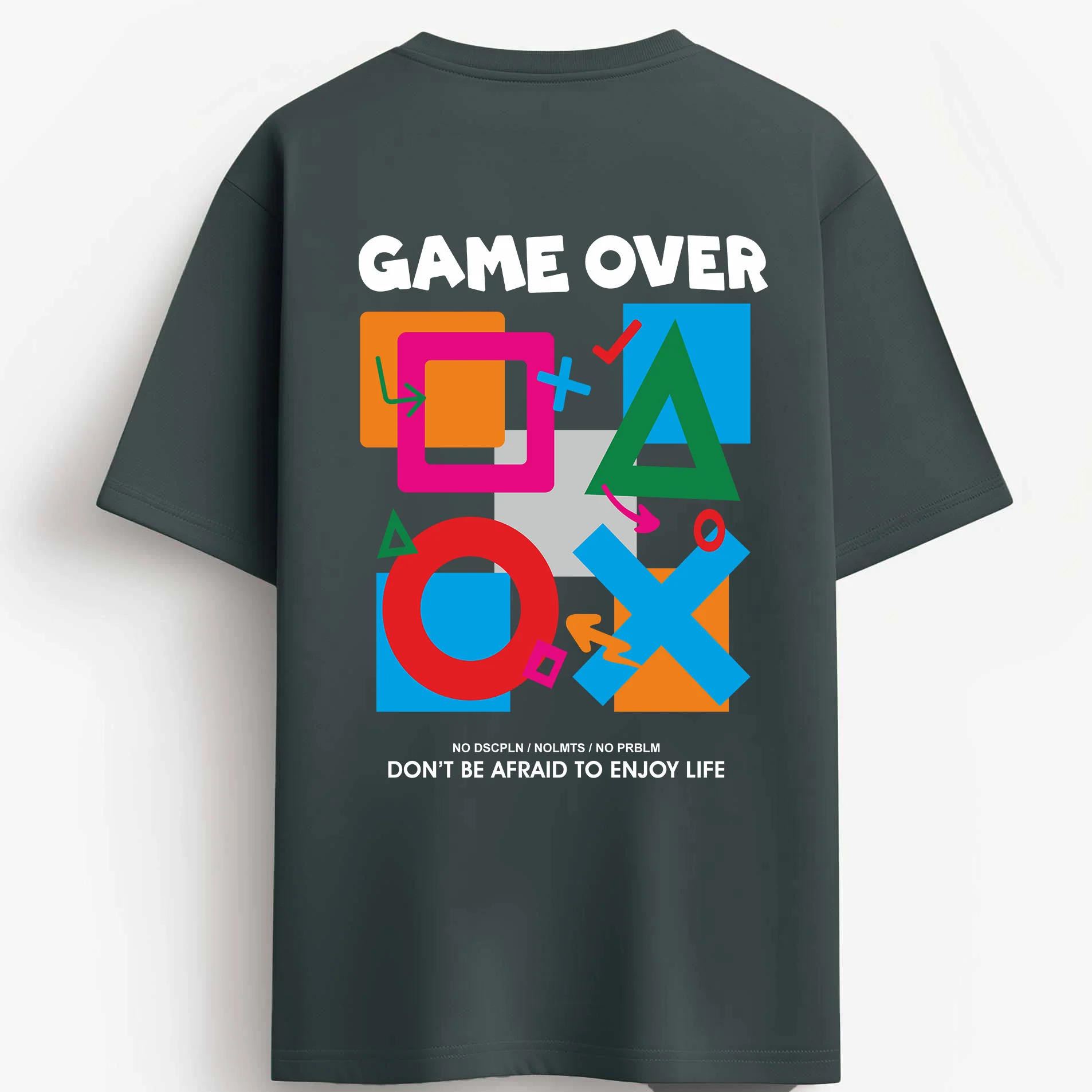 Tic Tac Game Over Plus Size T-shirt - Image 5