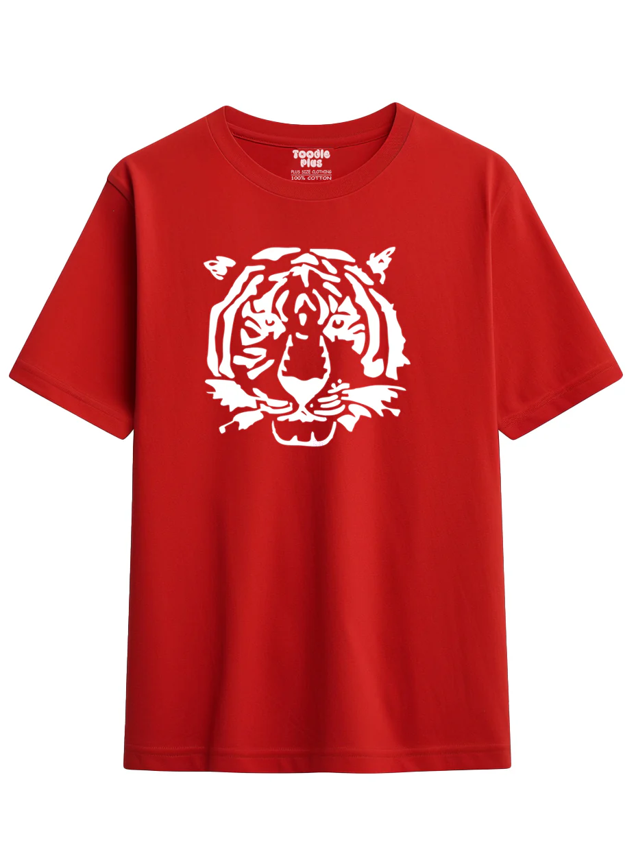 Tiger Face Size T-shirt - Image 3