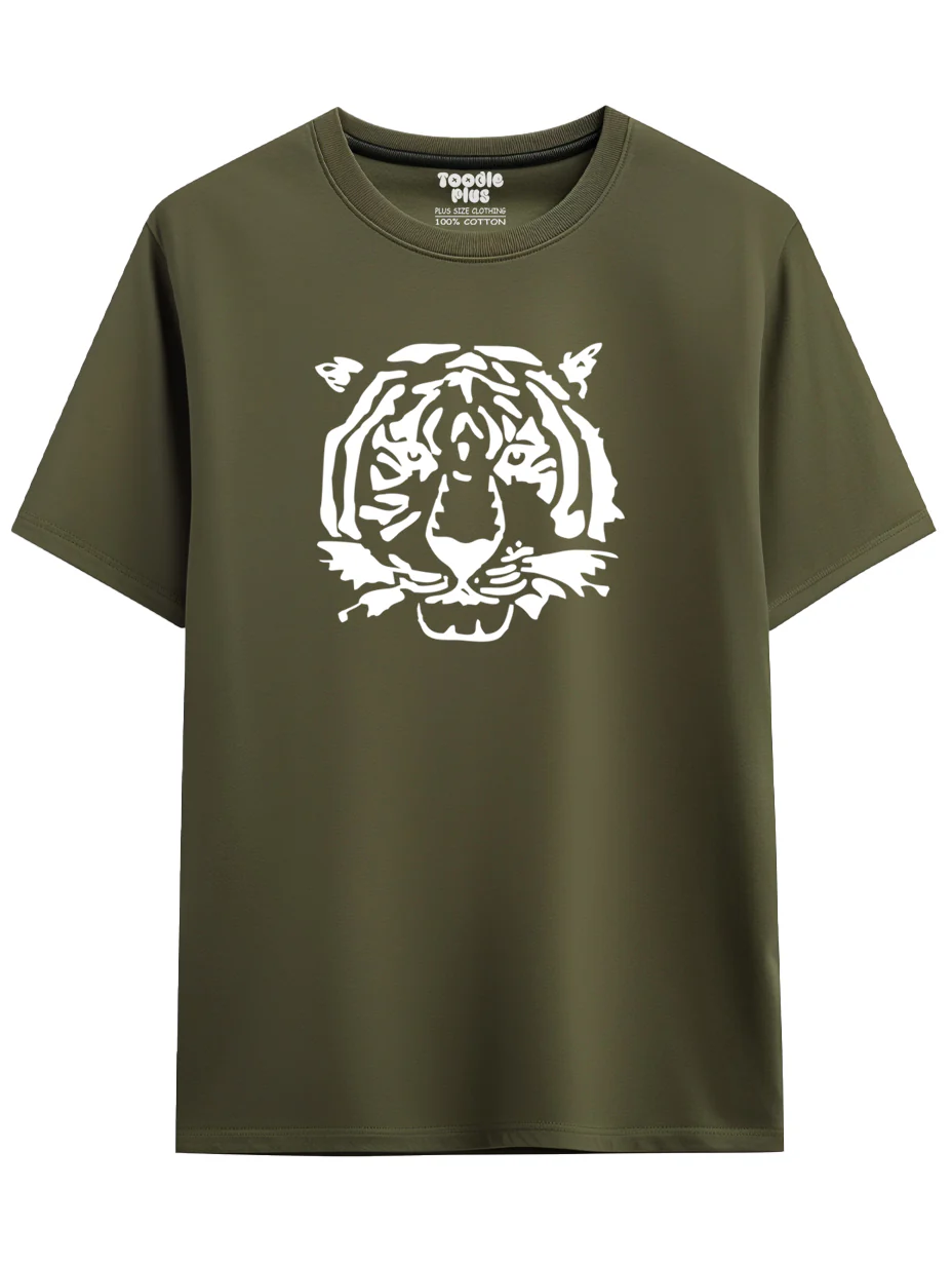 Tiger Face Size T-shirt - Image 5