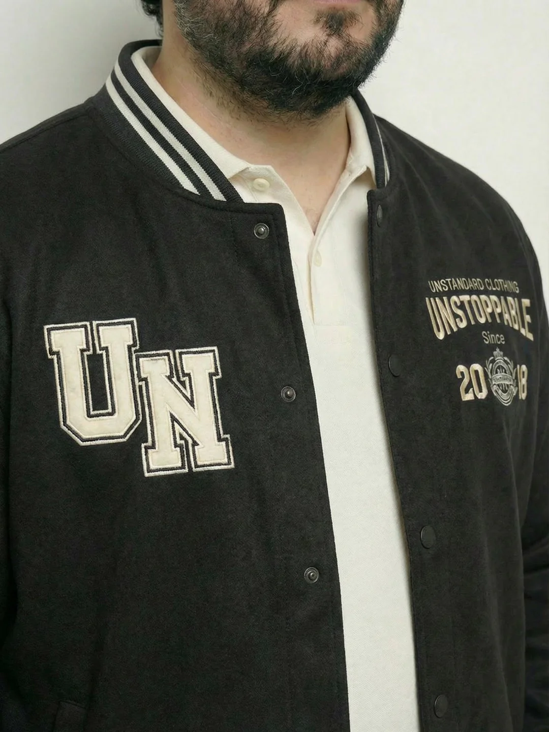 UNstoppable Plus Size Varsity Jacket - Image 3