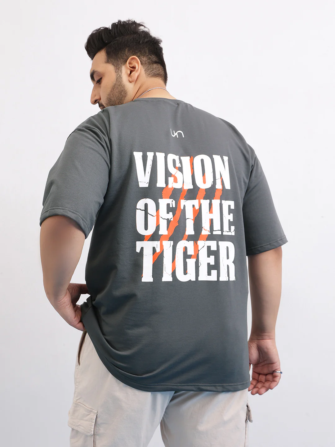 Vision of the Tiger Plus Size Drop Shoulder T-shirt - Image 4