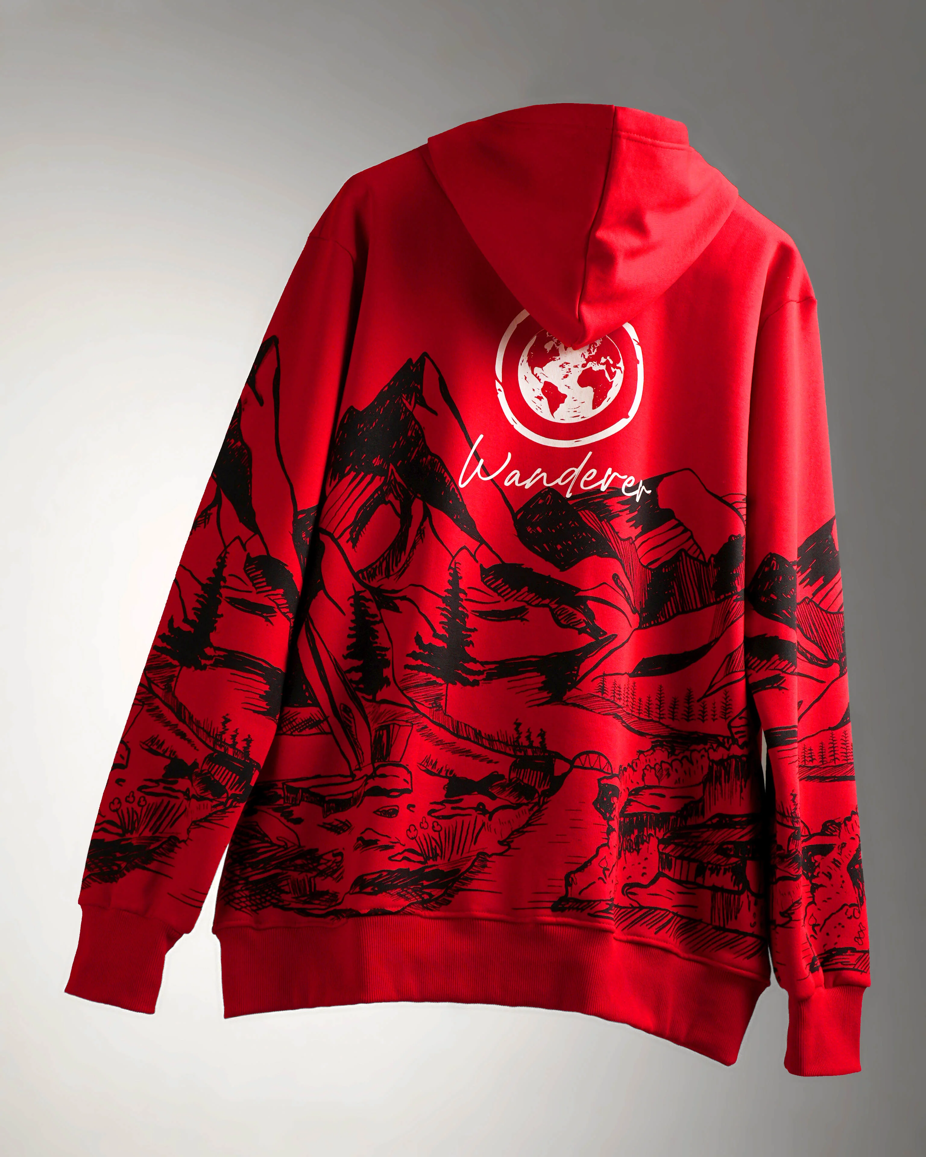 Wanderlust Limited Edition Travel 400 GSM Hoodie - Image 6