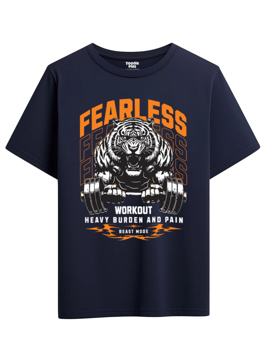Workout Tiger Plus Size T-Shirt - Image 6
