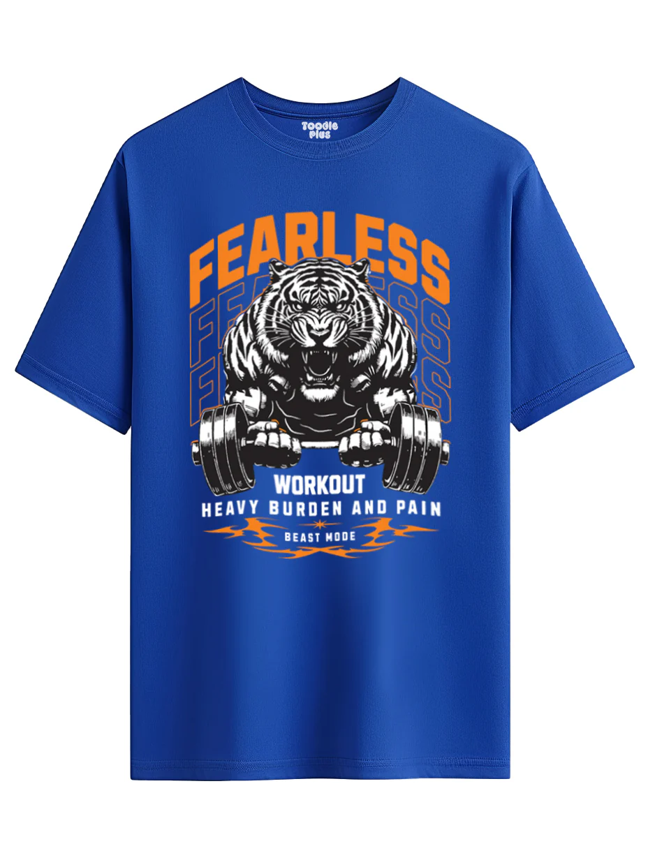Workout Tiger Plus Size T-Shirt - Image 7