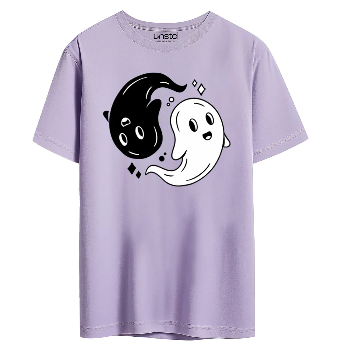 Ying yang ghosts Unisex T-Shirt - Image 7